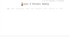 Desktop Screenshot of just3percent.com